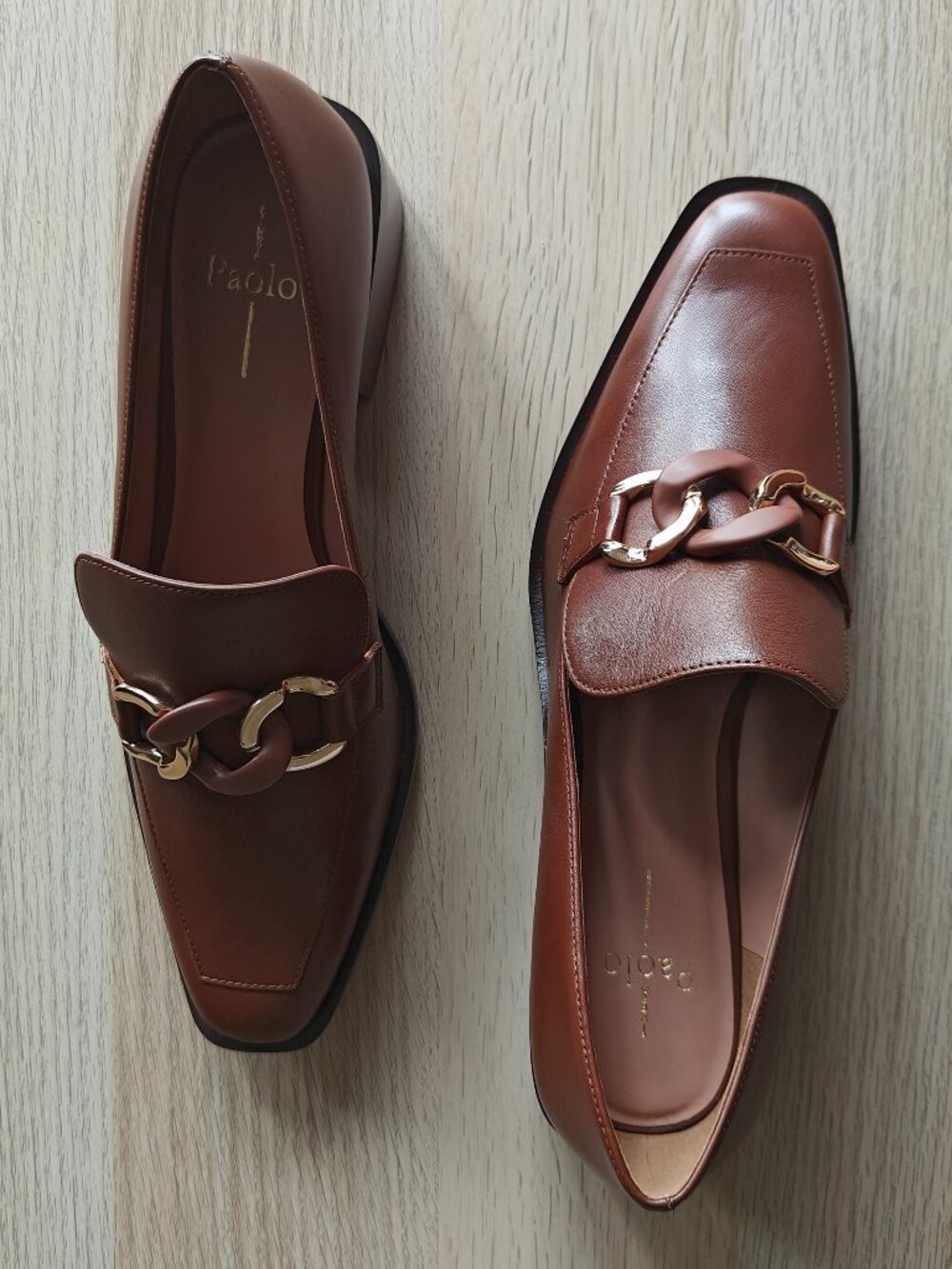 LINEA PAOLO BLOCK HEEL LOAFER (SIZE 11M)